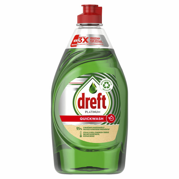 Dreft Platinum Quickwash Afwasmiddel Original 430 ml