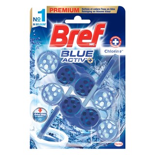 Bref Toiletblok blue activ chlorine 2x50gr
