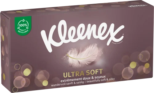 Kleenex Ultra Soft zakdoeken 3 lagen 64 stuks