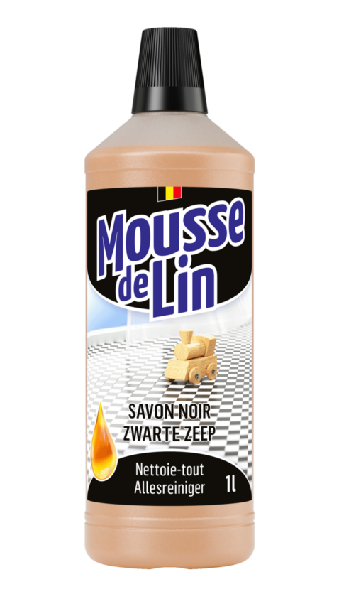 Mousse de Lin Zwarte Zeep 1000 ml