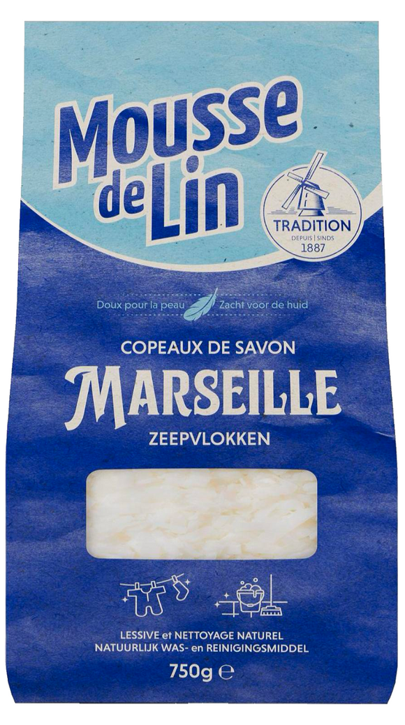 Mousse De Lin Marseille Zeepvlokken 750g
