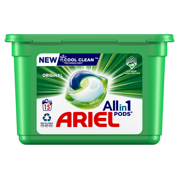 Ariel all-in-one pods regular 15 stuks